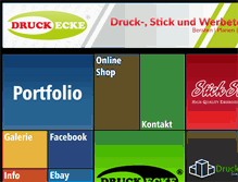 Tablet Screenshot of druckecke.com